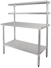  Vogue Stainless Steel Prep Station 1200x600mm 