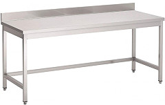  Gastro M Gastro-M S/S table without undershelf with upstand 1400x700x850mm 