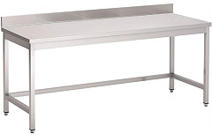  Gastro M Gastro-M S/S table without undershelf with upstand 2000x700x850mm 