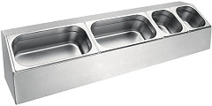  Vogue Stainless Steel Gastronorm Pan Rack Long 