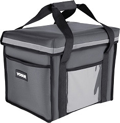  Vogue Insulated Folding Delivery Bag Grey 380x305x380mm 
