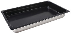  Vogue Heavy Duty Stainless Steel Non Stick 1/1 Gastronorm Pan 40mm 