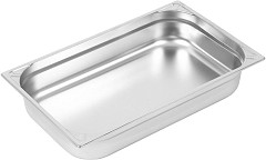  Vogue Heavy Duty Stainless Steel 1/1 Gastronorm Pan 100mm 
