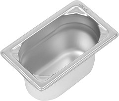  Vogue Heavy Duty Stainless Steel 1/9 Gastronorm Pan 100mm 