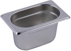  Gastro M Stainless Steel Gastronorm Pan 1/9GN 100mm 