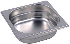  Gastro M Stainless Steel Gastronorm Pan 1/6GN 65mm 
