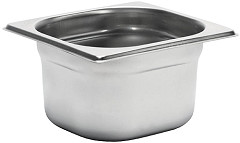  Gastro M Stainless Steel Gastronorm Pan 1/6GN 100mm 