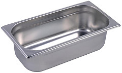 Gastro M Stainless Steel Gastronorm Pan 1/3GN 100mm 