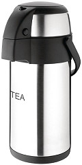  Olympia Pump Action Airpot Etched 'Tea' 3Ltr 