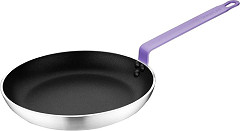  Hygiplas Non-Stick Teflon Aluminium Platinum Plus Frying Pan with Purple Handle 280mm 