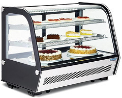  Polar G-Series Countertop Food Display Fridge 160Ltr Black 