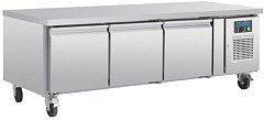  Polar U-Series Triple Door Chef Base Fridge 