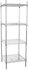  Vogue 4 Tier Wire Tower Unit 610x610mm 