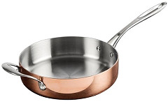  Vogue Tri Wall Copper Saute Pan 240mm 