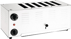  Rowlett Regent 6 Slot Toaster White with 2x Additional Elements 
