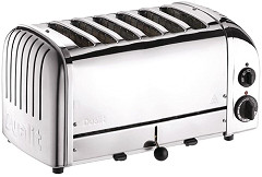  Dualit 6 Slice Vario Toaster Stainless Steel 60144 