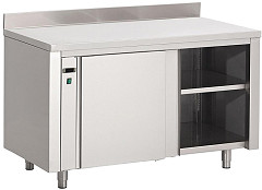  Gastro M Gastro-M Stainless Steel Hot Cupboard With Upstand 850 x 1600 x 700mm 