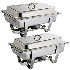  Olympia Milan Chafing Set Twin (Pack of 2) 