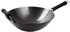  KitchenCraft Non Stick Flat Base Wok 356mm 