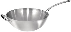 Vogue Tri Wall Wok Flat Base 305mm 