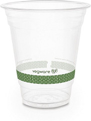  Vegware Compostable PLA Cold Cups 340ml / 12oz (Pack of 1000) 