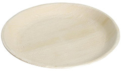  Fiesta Green Biodegradable Palm Leaf Plates Round 250mm (Pack of 100) 