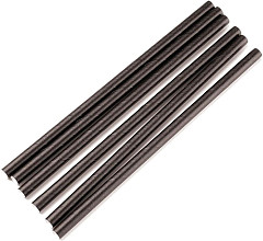  Fiesta Green Compostable Paper Cocktail Stirrer Straws Black (Pack of 250) 