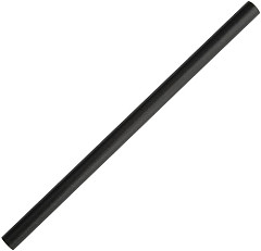  Fiesta Green Compostable Paper Smoothie Straws Black (Pack of 250) 
