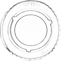  Vegware Compostable Cold Portion Pot Lids 28ml / 1oz (Pack of 5000) 