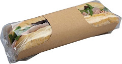  Colpac Clasp Clip Recyclable Kraft Baguette Packs (Pack of 500) 
