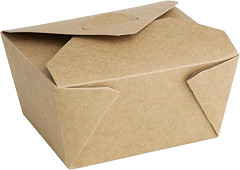  Fiesta Green Compostable Paperboard Food Cartons 600ml / 21oz (Pack of 400) 