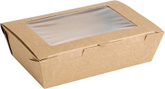  Fiesta Salad Box with PET Window 700ml (Pack of 200) 