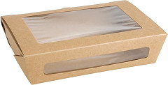  Fiesta Salad Box with PET Window 1200ml (Pack of 150) 