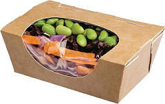  Colpac Zest Compostable Kraft Small Salad Boxes 500ml / 17oz (Pack of 500) 