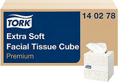  Tork Premium Extra Soft Facial Tissues Cube 2ply (30x100) 