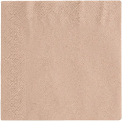  Vegware Compostable Unbleached Lunch Napkins 330mm (Pack of 2000) 