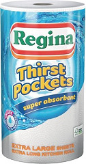  Regina Thirst pockets Kitchen Roll 100 sheets (Pack of 6) 