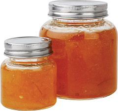  Vogue Glass Screw Top Preserving Jar 330ml (Pack of 6) 