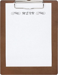  Olympia Wooden Menu Presentation Clipboard A4 