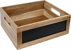  Olympia Bread Crate with Chalkboard 1/2 GN 