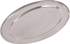  Olympia Stainless Steel Oval Service Tray 400mm 