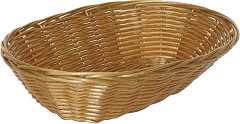  Olympia Poly Wicker Oval Food Basket (Pack of 6) 
