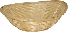  Olympia Wicker Oval Bread Basket (Pack of 6) 