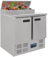  Polar G-Series Pizza Prep Counter Fridge 254Ltr 