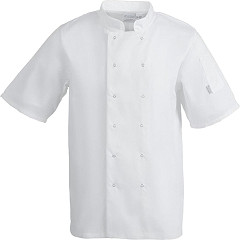  Whites Vegas Unisex Chefs Jacket Short Sleeve White 3XL 
