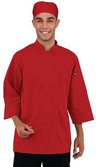  Chef Works Unisex Jacket Red 