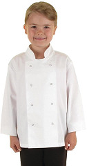  Whites Childrens Unisex Chef Jacket White S 