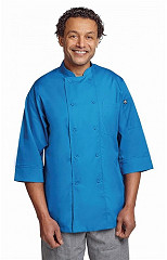  Chef Works Unisex Chefs Jacket Blue 