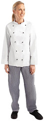  Whites Chicago Unisex Chefs Jacket Long Sleeve 