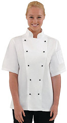  Whites Chicago Unisex Chefs Jacket Short Sleeve 
